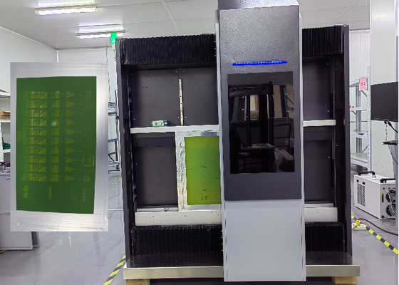 Computer a laser UV per lo schermo Tempo di esposizione 120-240s/m2 Camera a luce gialla con pulizia100000